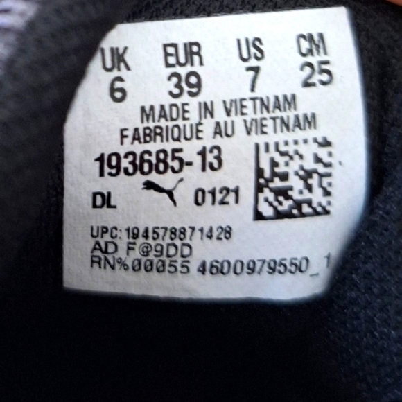 Puma Lqdcell Method Cross Trainer Men's Big Boys Gray Sneakers Size 7 - Picture 10 of 10